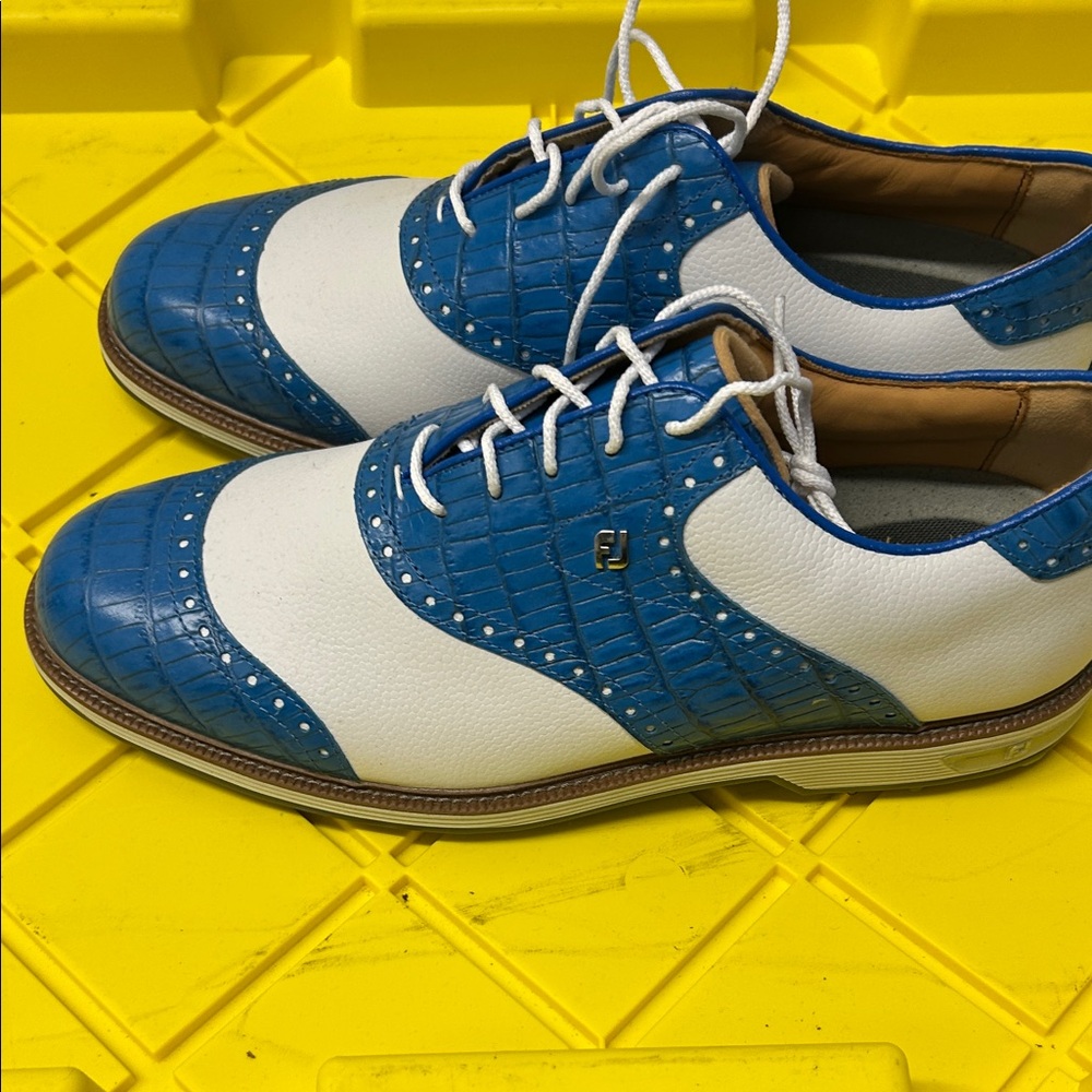 FootJoy Blue and White Men's Oxfords